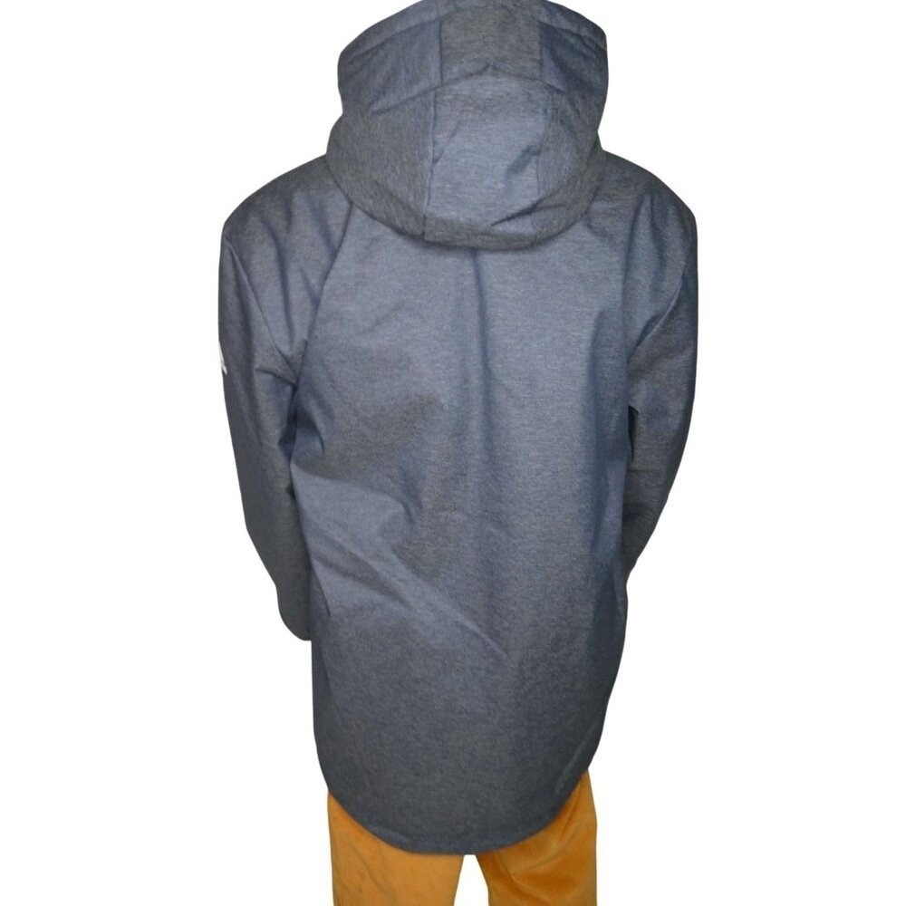 Adidas Men's GB OTRWR Jacket BV3958 Navy – Weatherproof, Hooded, Full Zip, S - Picture 7 of 12